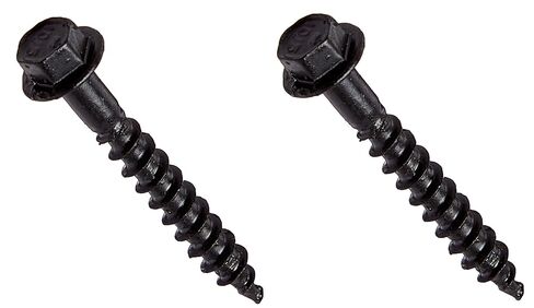 Simpson Strong Tie Simpson Outdoor Accents SD10112DBBR50#10 x 1-1/2-inch Hex Head Black Powder-Coat Connector Screw (50-Pack), 1-1/2" (Тwo Рack) in Saudi Arabia