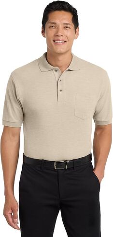 هيئة الميناء K500LSP L-Sleeve Silk Touch Polo مع جيب in Saudi Arabia