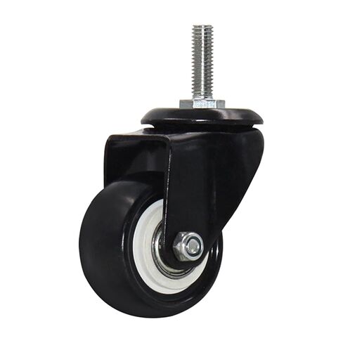 4pcs 2 Inch 50mm Heavy Duty 180kg Black Swivel Castor Wheels Trolley Furniture Caster Rubber(A2) in Saudi Arabia