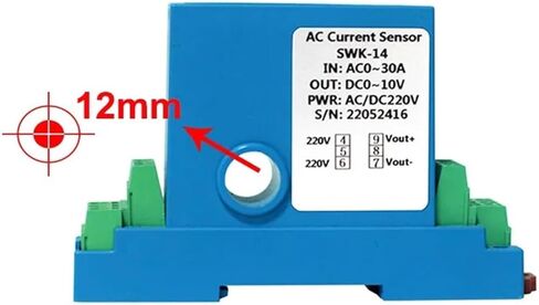 RSWMAHGEZ Pressure transducer SWK-14 DC AC Current Transducer 0-100A 0-200A Input 4-20mA 0-20mA 0-5V 0-10V Hall Sensor Ampere Transmitter Transformer(Rs485 Out,0-100A IN-12MM-DC12V) in Saudi Arabia