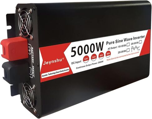 RSWMAHGEZ Pure Sine Wave Inverter 12v 220v 4000W 5000W DC 12V 24V 48V to AC 220V Converter Solar Car Power Transformer LED(4000W,24V-220-240V 50HZ) in Saudi Arabia