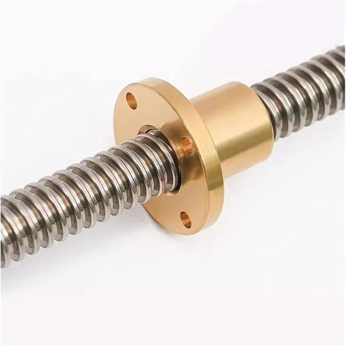 S25HH0 T16 Lead Screw Left Hand 100 150 200 300 350 400 500 1000mm Lead 2/3mm Tr16 Screw Large Lead Trapezoidal Screw 3D Printer Part(Left-Hand Lead 3mm,150mm) in Saudi Arabia