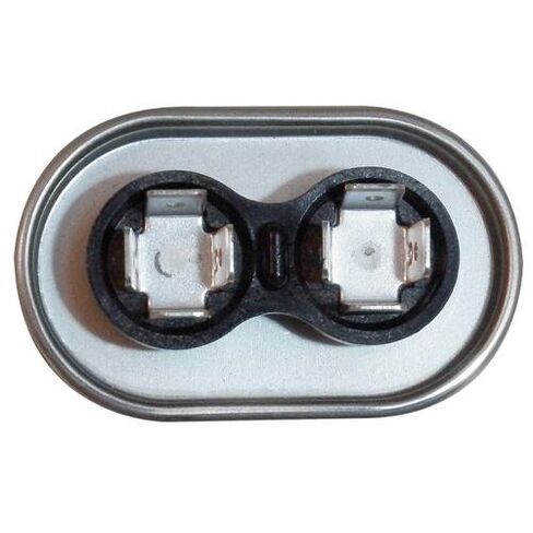 Carrier P291-0504 - 5 uF MFD x 440 VAC مكثف بديل بيضاوي، صنع في الولايات المتحدة الأمريكية in Saudi Arabia