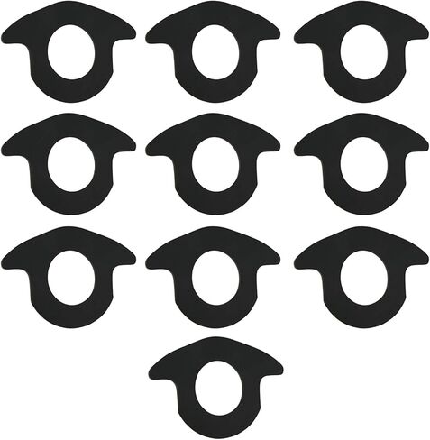 Midline Valve XNGH112-5 Gasket for Water Meter Flange 1-1/2 in. (10 Pack), 1-1/2", Black in Saudi Arabia