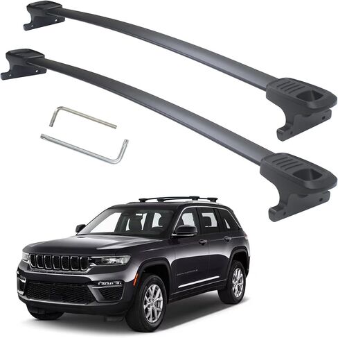 Autekcomma Heavy Duty 260lb Loading Weight Roof Rack Crossbars Compatible for Ford Expedition/Max/Lincoln Navigator 2018-2024 in Kuwait