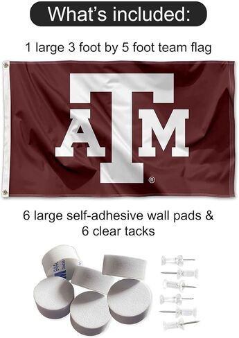 Texas A&M Aggies Banner and Tapestry Wall Tack Pads in Saudi Arabia