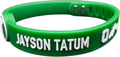 Jayson Tatum Wristband – #0 Green Adjustable Silicone Bracelet with Lobster Clasp – JT Fan Gift – Celtics Wing Scorer Training & Streetwear Accessory in Saudi Arabia