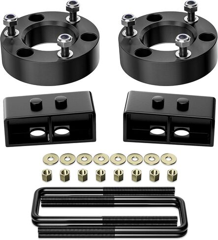 مجموعات رفع التسوية 3 بوصة لـ 2004-2024 F150 2WD 4WD، فواصل أمامية مزورة 3 بوصة متوافقة مع F150 in Kuwait