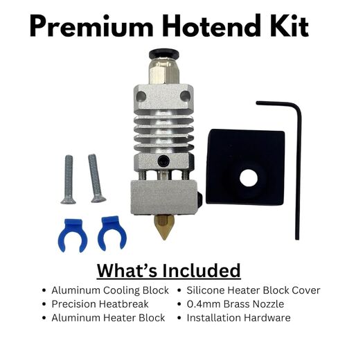 Voltage and More MK8 Hotend Kit - Upgrade for Creality Ender 3 / Ender 5 / CR-10 / CR10 / CR10S / Ender 2 3D Printers 0.4mm in Saudi Arabia