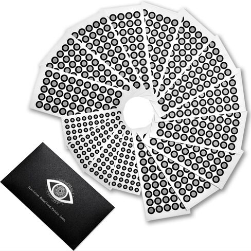 Rosjoy 6mm & 3mm 3D Scanning Markers for 3D Scanner, High Precision Tracking & Positioning Dots for 3D Scan, (28 Sheets 1400 Dots) in Saudi Arabia