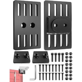 منصة تصاعد الكاميرا الخارجية لحاويات الشحن-شريحة فولاذية شديدة التحمل ، وتركيب بدون حفر ، ونظام السكك الحديدية القابل للتعديل-قضبان قابلة للتعديل للكاميرات/الأضواء/السلالم (حزمة واحدة) in Kuwait