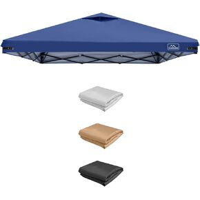 استبدال Kampkeeper أعلى سقف غطاء خيمة المظلة منبثقة مع تهوية هواء وحزام مرن قابل للتعديل ، البوليستر للأشعة فوق البنفسجية مقاومة للماء للبناء في حديقة في الهواء الطلق ظلال شمس (أعلى فقط) (أبيض ، 10 × 10 أقدام) in Kuwait