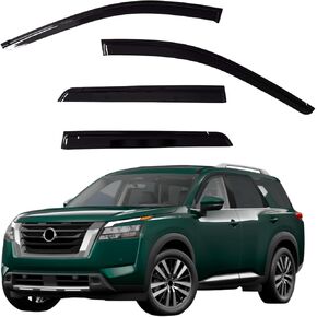 يناسب حراس المطر نوافذ النوافذ 2024 2025 Toyota Grand Highlander ، Window Window Diplectors Accessories Dark Smoke 4 PCs in Kuwait
