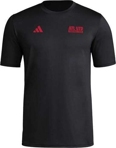 تي شيرت رجالي من Adidas Atlanta United Fc Local Warp Pre-Game قصير الأكمام in Kuwait