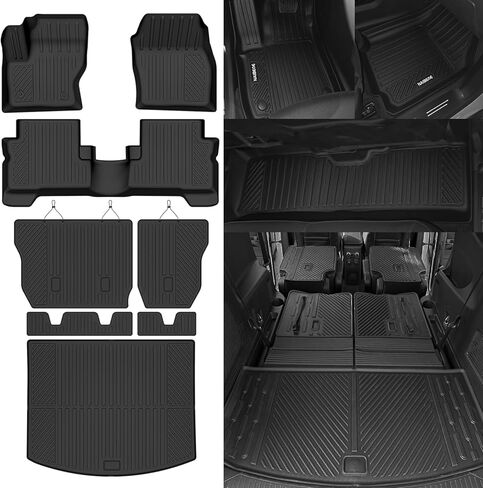 Naibeve Floor Mats for Ford Econoline/E-Series E150/E250/E350/E450 2007-2025 - All Weather for Ford Econoline/E-Series Floor Mats Liners Front Row Waterproof Interior Accessories in Saudi Arabia