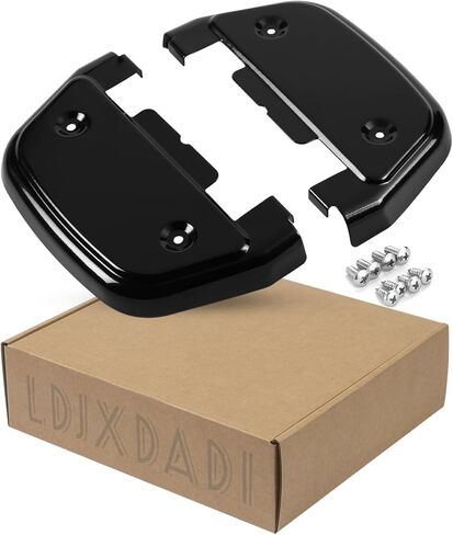 Chrome Passenger Footboard Covers Compatible with Harley Street Bob FXDB/Road Glide FLTRX/Tour Glide Classic FLTC/Street Glide FLHX in Saudi Arabia