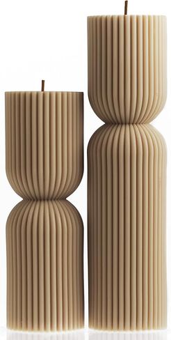 Lawa Hourglass Bailar Candle - عمود كبير جميل المصنوع يدويًا شمع الصويا الشمع الأنيق الفقاعة الجمالية in Saudi Arabia