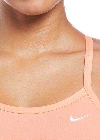 بدلة سباحة قطعة واحدة للسيدات من Nike HydraStrong ذات فتحة خلفية من البوليستر - مانجو لامع (مقاس 30) in Kuwait