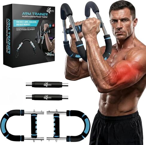 Ultimate Twister Arm Trainer for Men & Women, 5-Level Portable Chest and arm Trainer (40–130 lbs), 27° Ergonomic Arm Workout Equipment, Adjustable Chest Machine Home Gym & Travel Fitness Tool in Saudi Arabia