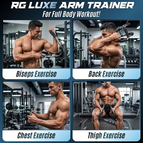 Ultimate Twister Arm Trainer for Men & Women, 5-Level Portable Chest and arm Trainer (40–130 lbs), 27° Ergonomic Arm Workout Equipment, Adjustable Chest Machine Home Gym & Travel Fitness Tool in Saudi Arabia
