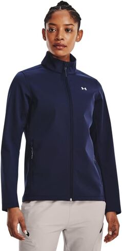 Under Armour Womens ColdGear Infrared Shield 2.0 Soft Shell, (025) Castlerock / / Black, Medium in Saudi Arabia