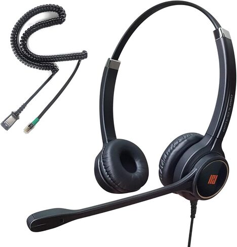 سماعة هاتف IPD للمكتب ومركز الاتصال Wired QD إلى RJ9 IPH-210 المتوافق مع الهواتف مع Yealink SIP و Grandsteam و Sangoma و +Ooma و LG Landline in Kuwait