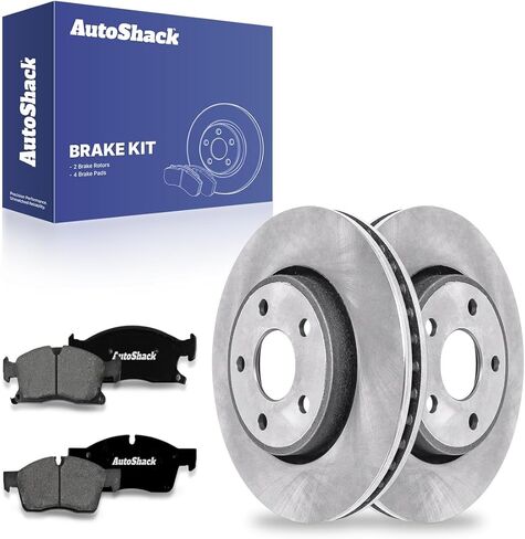 Autoshack Front Brake Kit Replace for 2011-2017 Jeep Grand Cherokee 2011-2016 Dodge Durango 3.0L 3.6L 5.7L 6.4L V6 V8 AWD DISC BRAKE ROOTORS مع لوحة الفرامل السيراميك 13.0 "(330.0 مم) SCD14555R63064 in Saudi Arabia