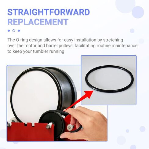 حزام محرك بديل من LAZX Intl مكون من 3 قطع - متوافق مع Thumler's A-R1، A-R2، A-R6، A-R12، موديل B Tumbler (حزام B#401) in Kuwait