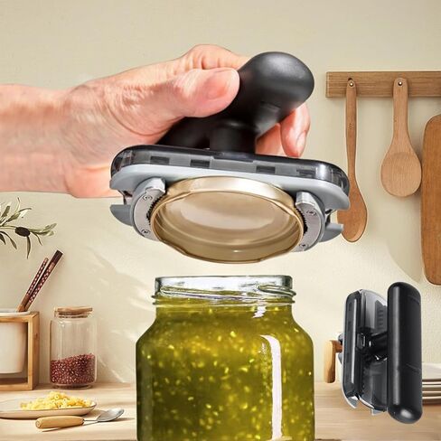 Jar Opener with Ergonomic Handle – Easy Grip Bottle and Lid Remover for Jars, Bottles, and Cans, Ideal for Seniors and Weak Hands in Saudi Arabia