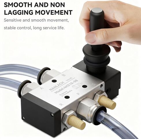 NANLACH هوائي 1/4 "NPT 5 طريقة 2 موقف الهواء اليد رافعة تعمل صمام هوائي الملف اللولبي صمام التحكم اليدوي دفع سحب 4H210-08 in Kuwait