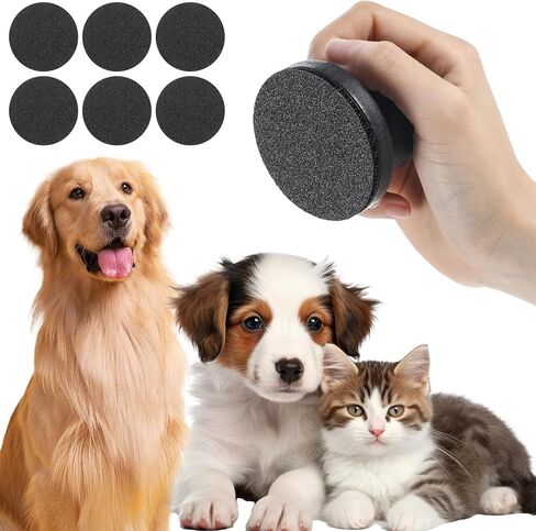 ملف أظافر الكلاب مع قرص إيداع قابل للاستبدال 6pcs ، لوحة خدش الكلاب للحصول على رعاية آمنة وسهلة للأظافر ، يضمن ألواح الأظافر الكلاب أظافر سلسة وصحية للكلاب والقطط in Kuwait