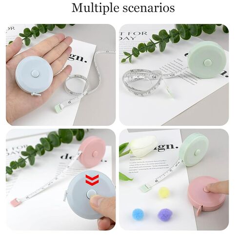 4 Pack Measuring Tape Set Retractable Tape Measure Durable Lightweight and Flexible for Home Office DIY Projects(MIX1) in Saudi Arabia