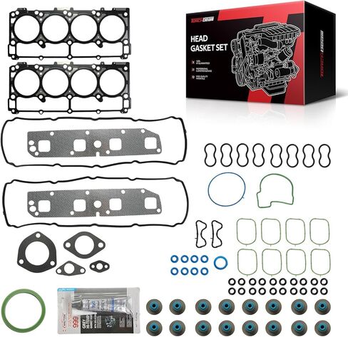 Torchbeam Head Gasket Set HS26191PT ES72173,Fit for Avalanche,Camaro,Corvette,Envoy,Escalade,Express,FasTrack,Firebird,GTO,H2,Rainier,Savana,Sierra,Silverado,Suburban,Tahoe,Yukon,Engine Cylinder Kit in Saudi Arabia