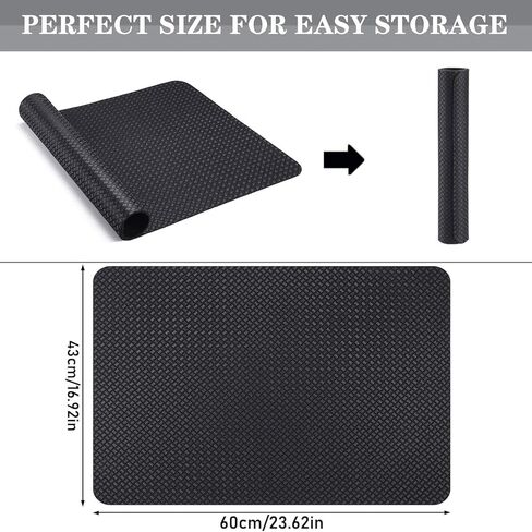 Double-Sided Non-Slip Workout Mat for Ellipse Machine Leg Exerciser Thick Exercise Mat for Under Desk Elliptical Treadmill Mat Home Floor Protection Gym Mat in Saudi Arabia
