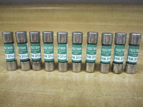 10x Pieces - Cooper Bussmann FNM-3-2/10 Fusetron Fuses in Saudi Arabia