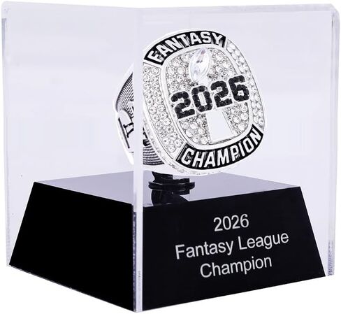 noblehead Fantasy Football Ring 2026 Heavy FFL Champion Trophy Ring Award Trophy for Fantasy Football League Winner in Saudi Arabia