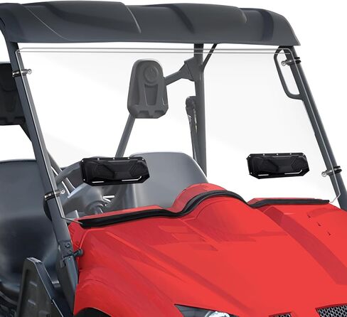 StarknightMT Front Rhino الزجاج الأمامي المقاوم للخدش PC الزجاج الأمامي الكامل متوافق مع 2006-2008 Rhino 450 | 2004-2007 وحيد القرن 660 | 2008-2013 وحيد القرن 700 - شديد التحمل in Saudi Arabia