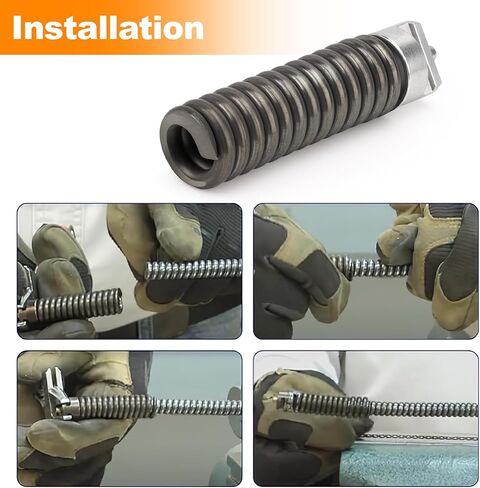 91037 Integral-Wound Cable Repair Coupling 3/8-Inch Fits RIDGID Drain Cleaning in Saudi Arabia
