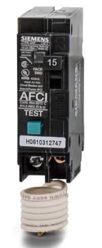 Q115AF - 15 Amp AFCI Circuit Breaker Plug-in - 15 Amp - 1 Pole in Saudi Arabia
