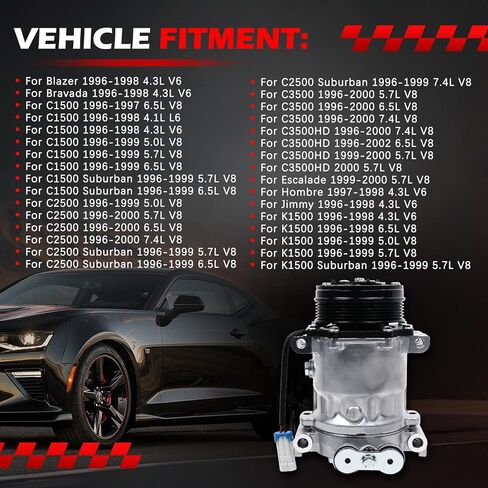 AC ضاغط AC ملاءمة مع A6 QUATTRO 2016-2018 3.0L V6 ، A7 QUATTRO 2016-2018 ، Q7 17-19 ، A/C ضواغط تكييف الهواء مع استبدال القابض لـ 157322 ، 168318 ، 4M0820803 ، 4M0816803 in Saudi Arabia