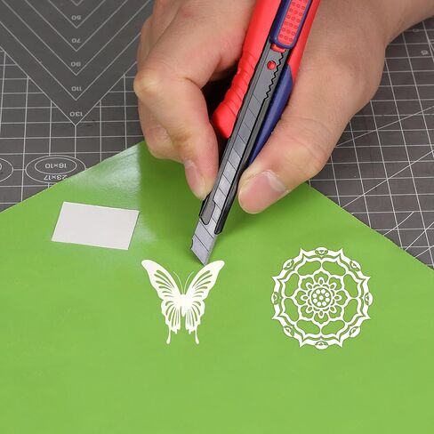 WORKPRO 2-In-1 Safety Utility Knife Retractable Snap-off blade, Metal Box Cutter Set, Razor Knife Exacto Craft Knives, with 10 Extra 9mm Blades, Pack of 3 in Kuwait