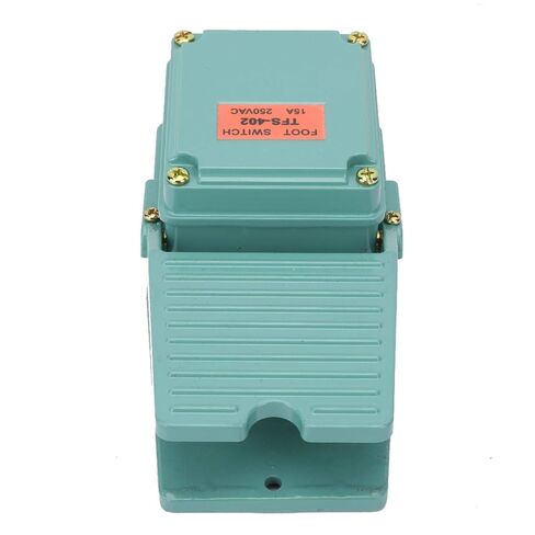 TFS-402 IP62 Aluminum Alloy Foot Pedal Switch with Non-Slip Texture Design for on and Off Control of The Circuit 15A / 250V AC380V 220V in Saudi Arabia