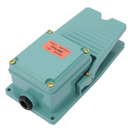 TFS-402 IP62 Aluminum Alloy Foot Pedal Switch with Non-Slip Texture Design for on and Off Control of The Circuit 15A / 250V AC380V 220V in Saudi Arabia