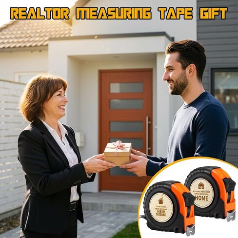 Humyoun 2 Sets Housewarming Gifts for New House Homeowner First Home Gift for Men 25 ft Tape Measure Closing Gifts for Home Buyers Neighbor Real Estate Agent Clients Christmas Favor Gift in Saudi Arabia