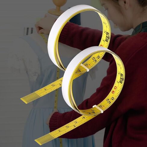 2 Pcs Steel Self-Adhesive Measuring Tape,39 Inch Left-to-Right Sticky Measure Tape with Adhesive Backing Double Scale Sticky Tape Measure Workbench Ruler for Work Woodworking, Saw, Drafting Table in Saudi Arabia