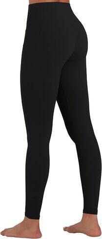 Sunzel Sunlissia High Waisted Leggings for Women with Pockets, Tummy Control Compression Yoga Pants, Workout Leggings for Gym, Running & Everyday Wear, 25" Inseam, Black, Small in Saudi Arabia