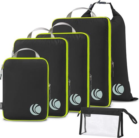 Compression Packing Cubes, Ultralight Luggage Organizer Bags, Travel Essentials for Carry on Suitcase (3 Piece,Gray) in Saudi Arabia