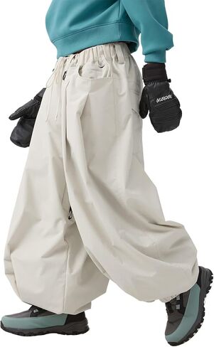 GSOU SNOW WOMENS MANS SNOWOBOAR PANTS خفوف البضائع سروال الثلج سراويل فضفاض in Kuwait