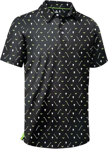 SWISSWELL Men's Moisture Wicking Performance Collared Short Sleeve Golf Shirt in Saudi Arabia
