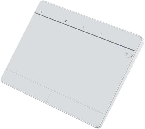 JOMAA Wired&2.4GWireless&Bluetooth Trackpad for Windows 10/11,Rechargeable Touchpad Mouse with Multi-Gesture Support for PC Laptop Computer (Silver) in Saudi Arabia